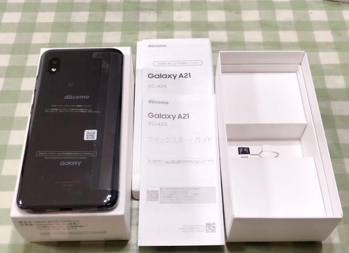 格安在庫 docomo版 Galaxy A21 SC-42A ブラック SIMフリー端末 fq39J-m47762768016 定番お得