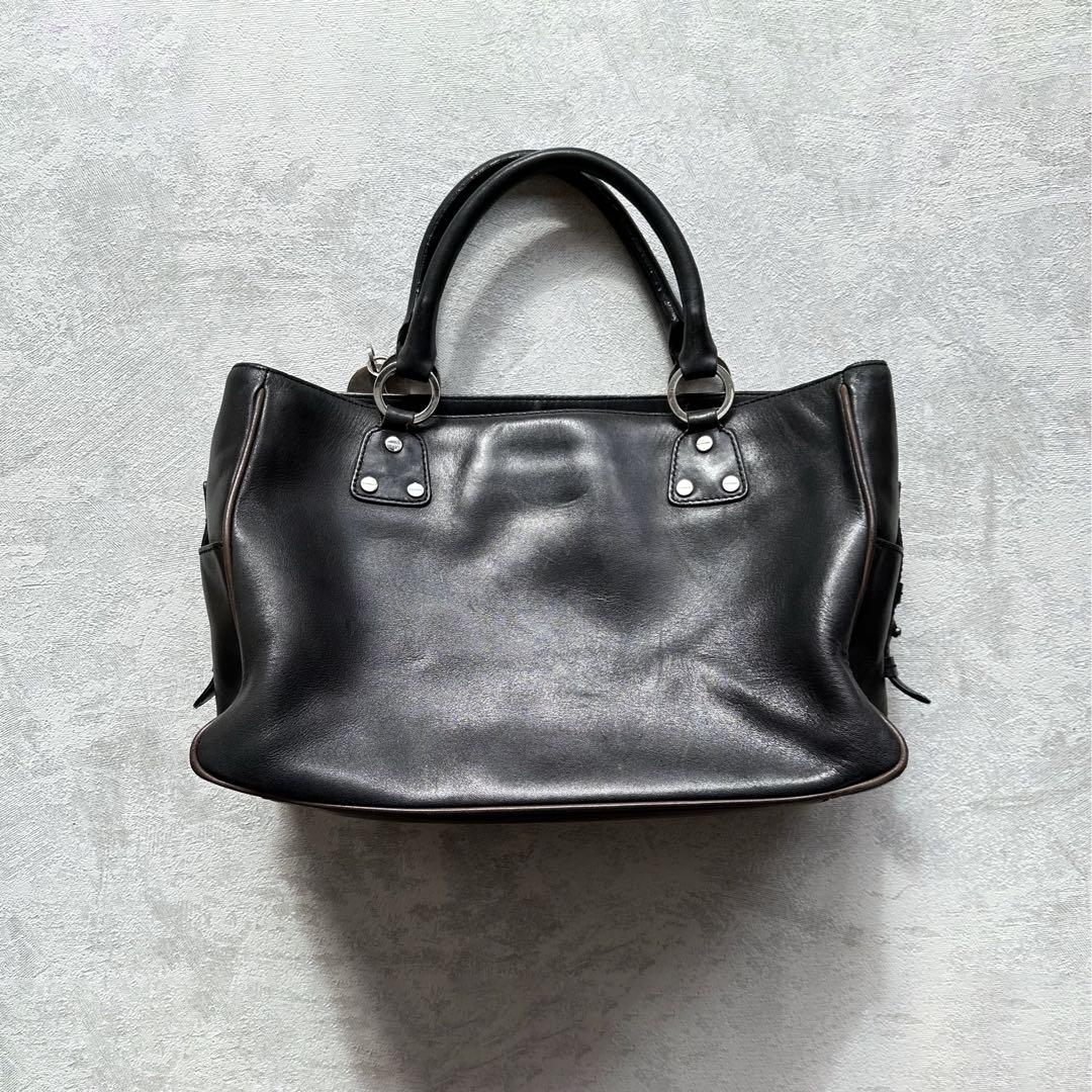 00s GIVENCHY リカルドティッシュ期 レザー ハンドバッグ アーカイブ 00s GIVENCHY リカルドティッシュ期 レザー ハンドバッグ アーカイブ