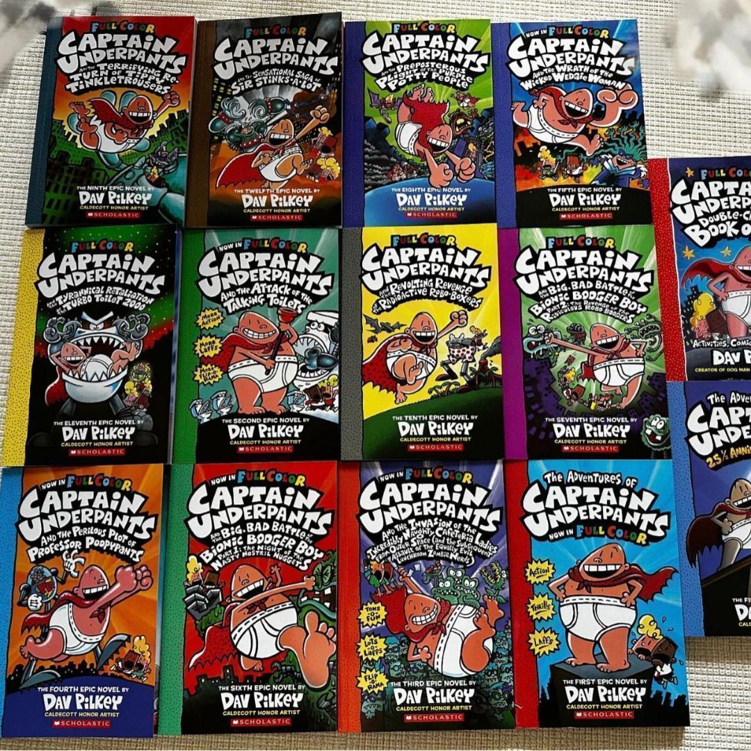 Captain Underpants キャプテン アンダーパンツ 14冊英語絵本