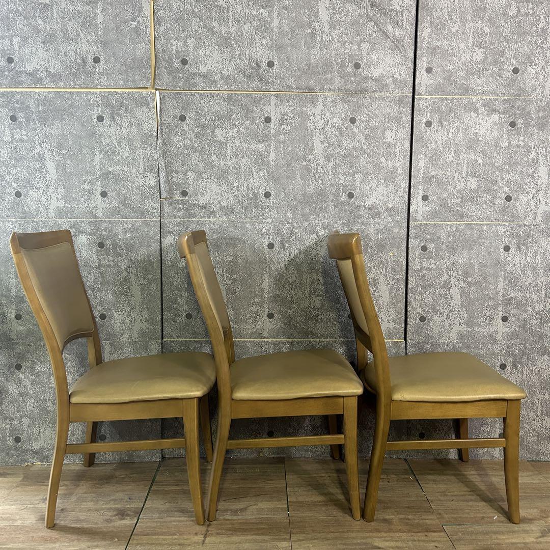 ꧁カリモク家具 karimoku꧂CT1705UP ダイニングチェア3脚 レザー