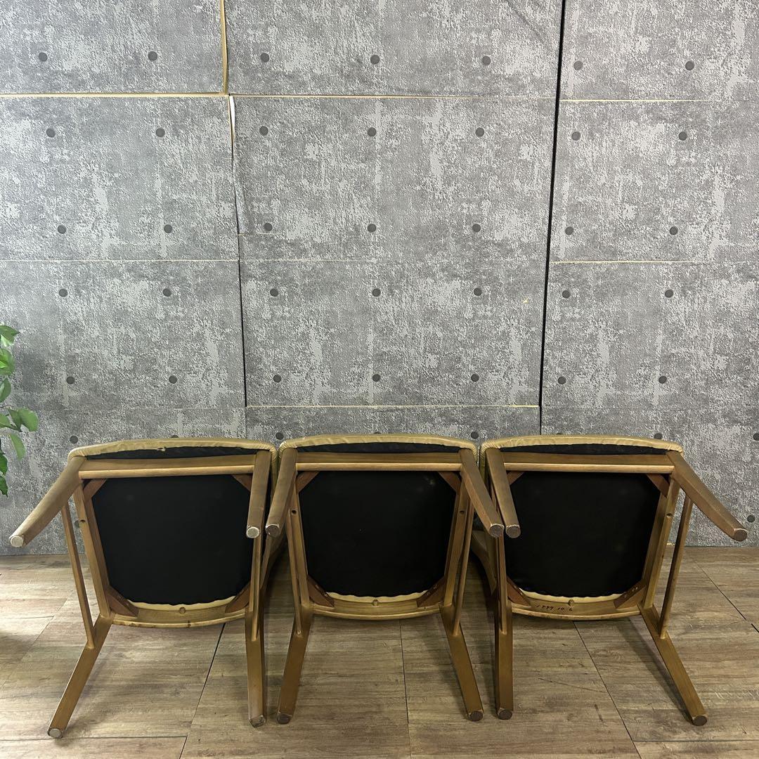 ꧁カリモク家具 karimoku꧂CT1705UP ダイニングチェア3脚 レザー