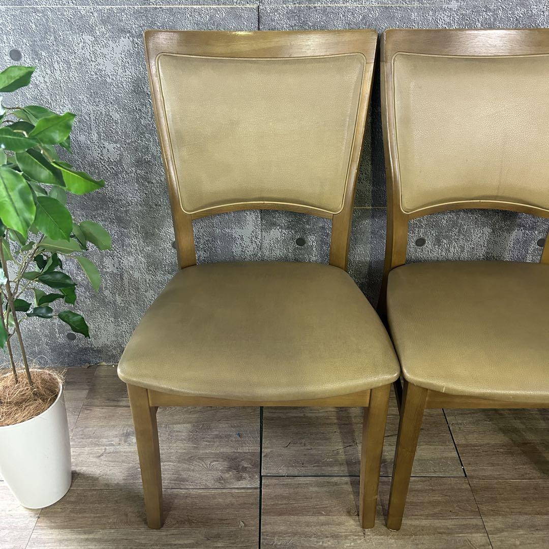 ꧁カリモク家具 karimoku꧂CT1705UP ダイニングチェア3脚 レザー