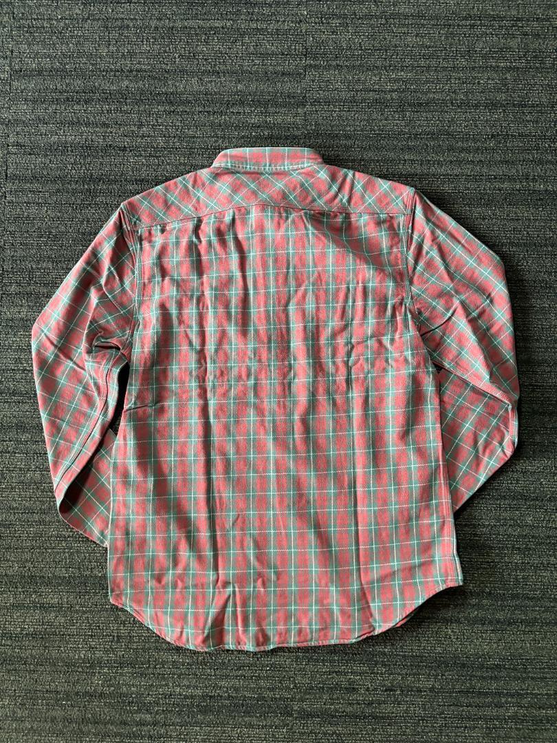 RRL　フランネルシャツ 厚手 新品 タグ付き L 赤　緑 Double RL