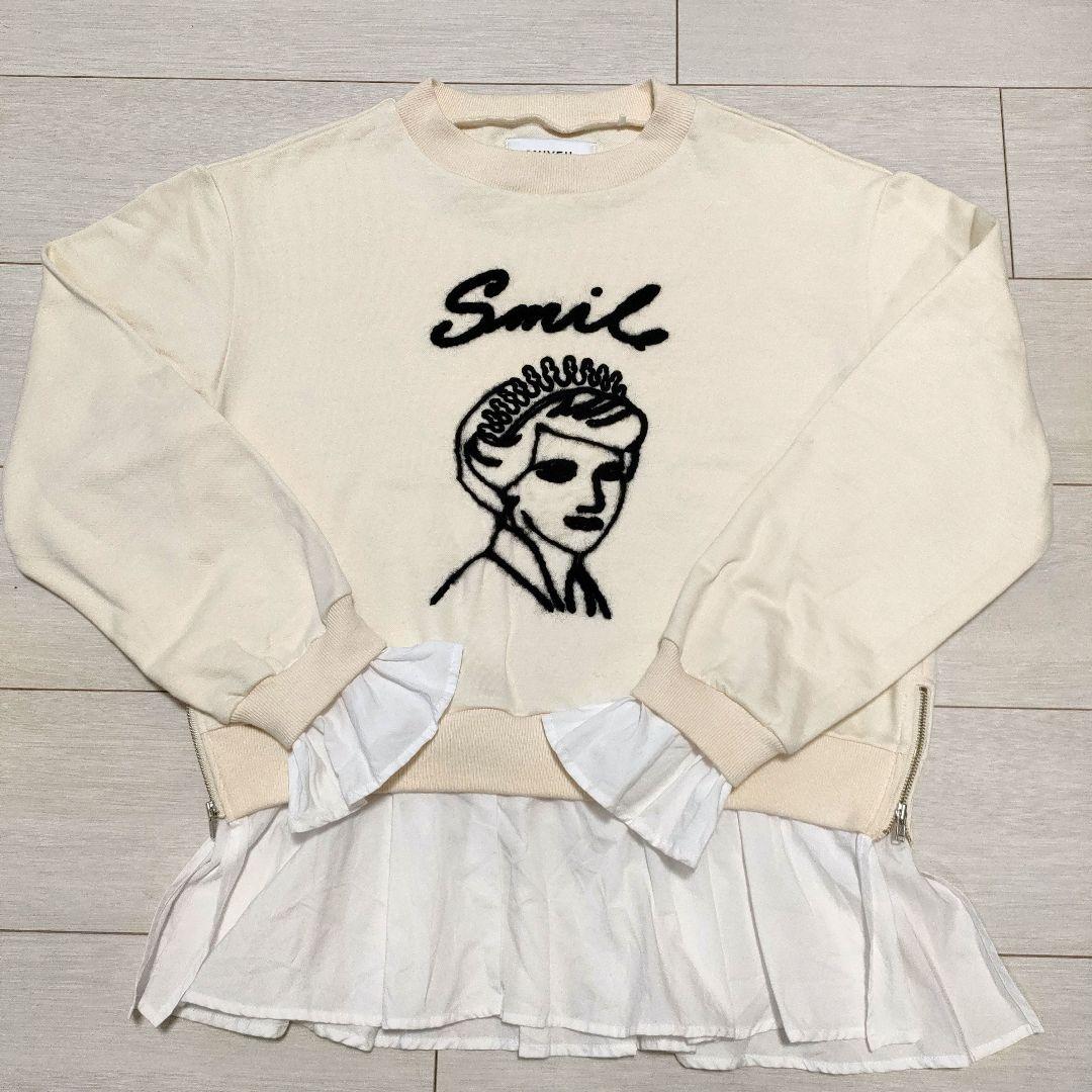 美品 MUVEIL Smile スエット 完売品