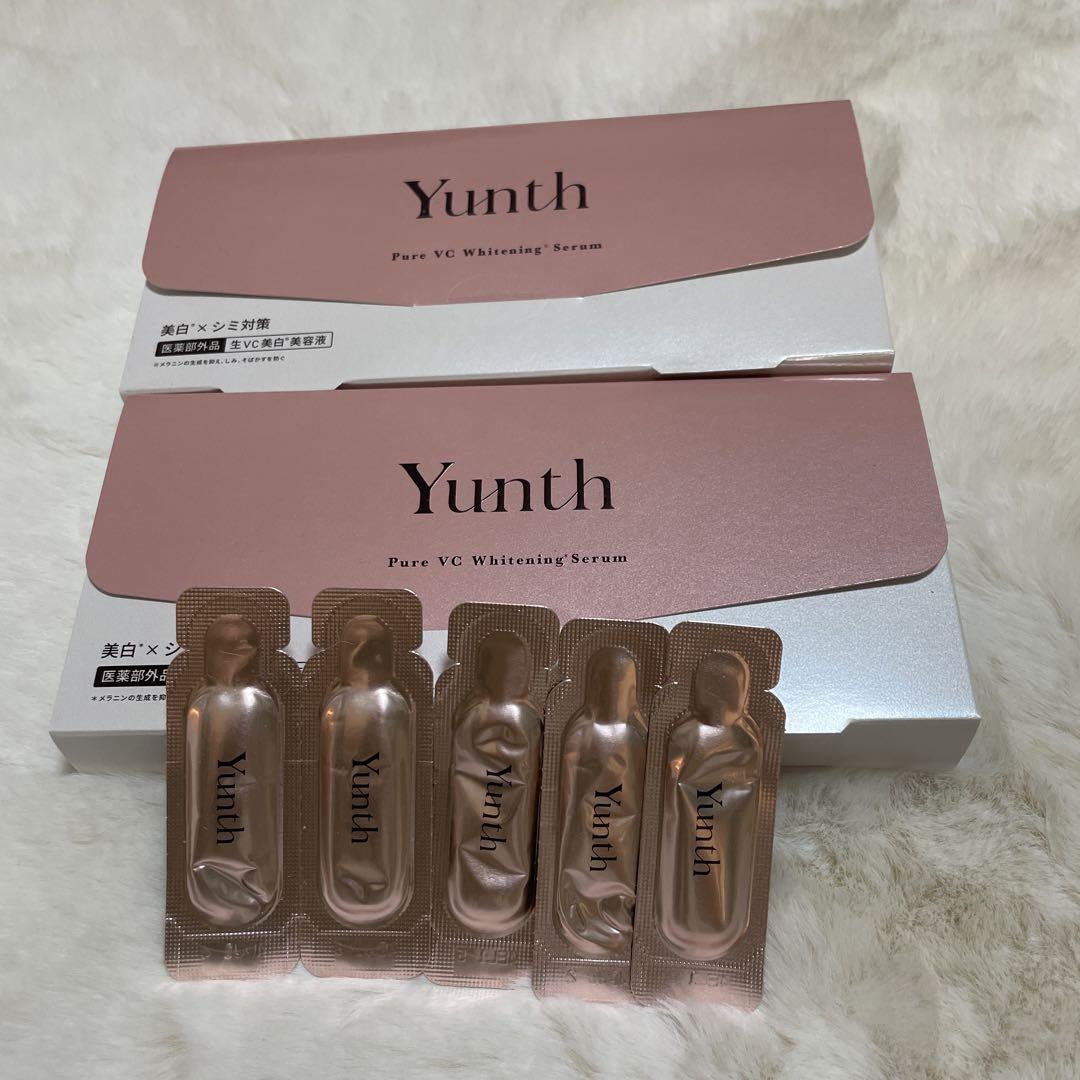 新品未使用Yunth美容液未開封2箱×バラ5つ - 美容液低 価格 通販