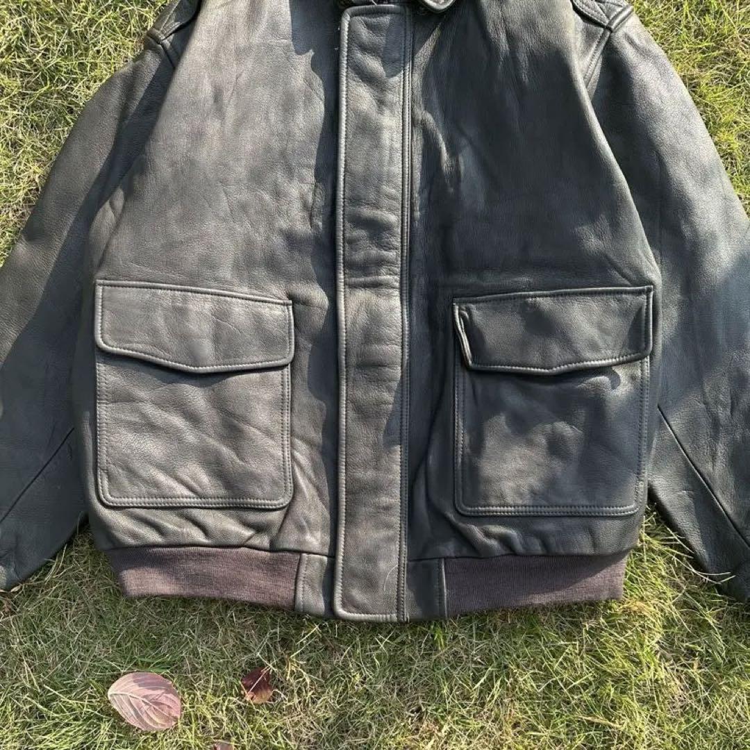 LLbean レザージャケット　A-2 type フライトジャケット