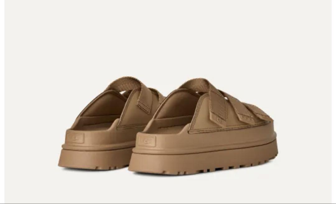 UGG Golden Glow Slide サンダル ダークサンド