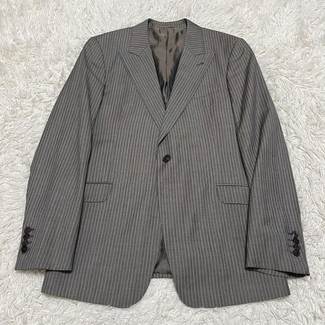 極美品 54 2XL アルマーニコレツォーニ 1B セットアップ スーツ ウール