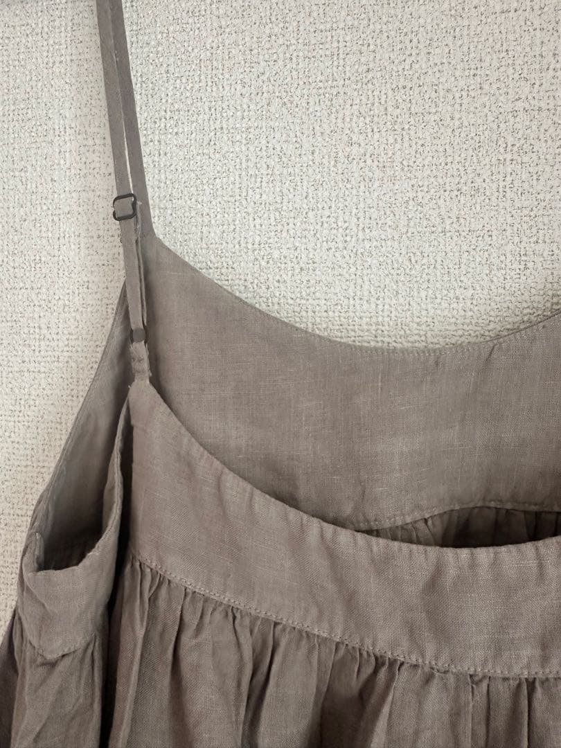 ネストローブ グレー キャミワンピース