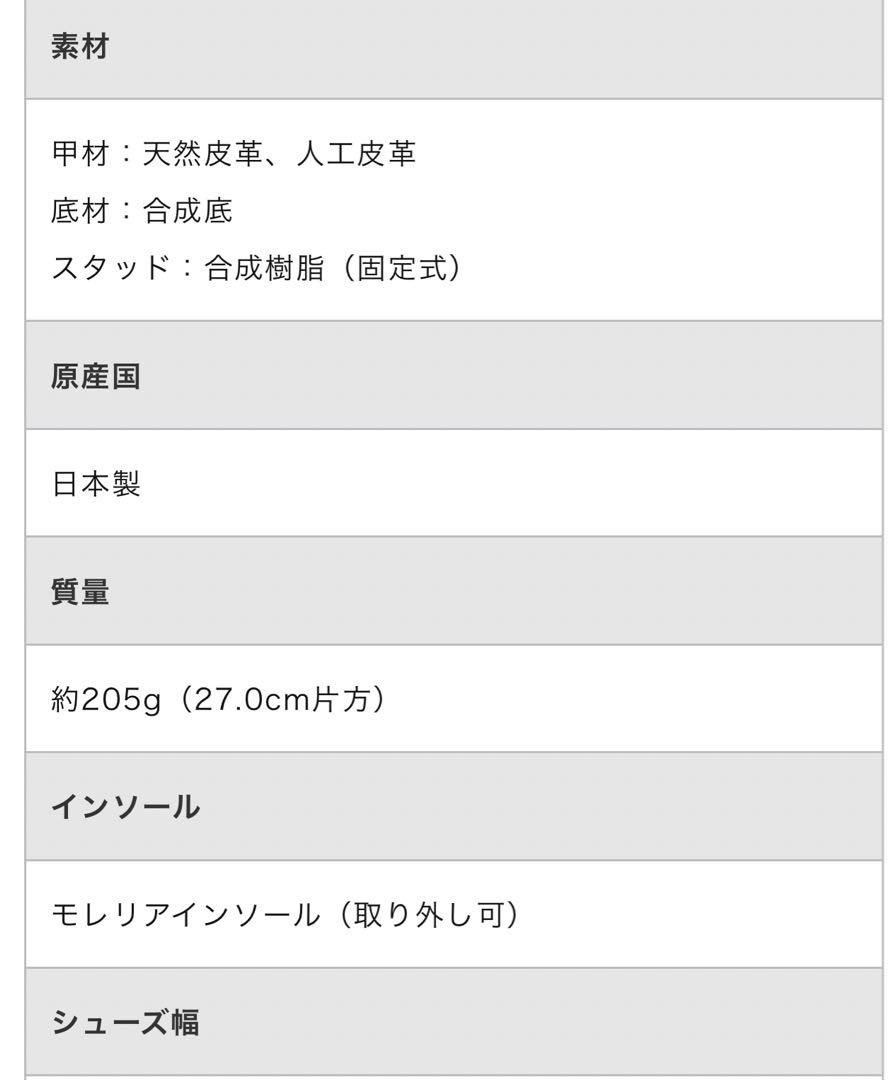Mizuno Morelia II Japan 24.5 レッド/ホワイト