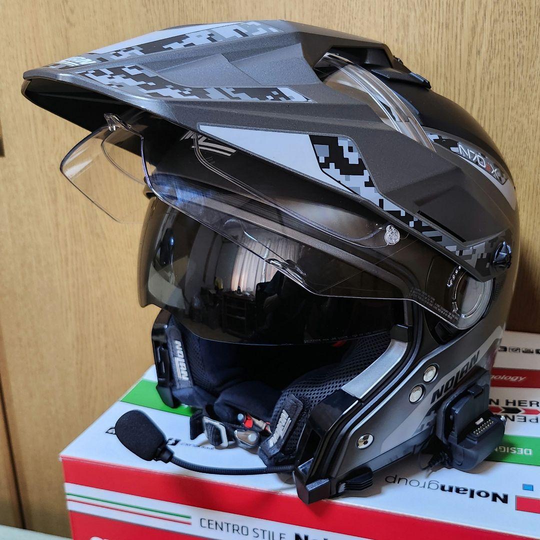 NOLAN N70-2 X ヘルメット ブラック/グレー Amazon.com: Nolan N70-2 X Modular Helmet Black Graphite SM