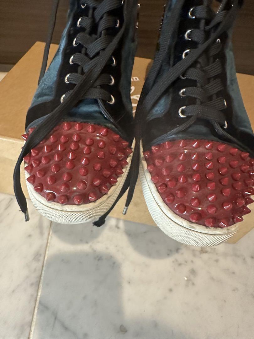 希少【CHRISTIAN LOUBOUTIN】スパイク装飾 ハイトップスニーカー Christian Louboutin - クリスチャンルブタン Spike Sox