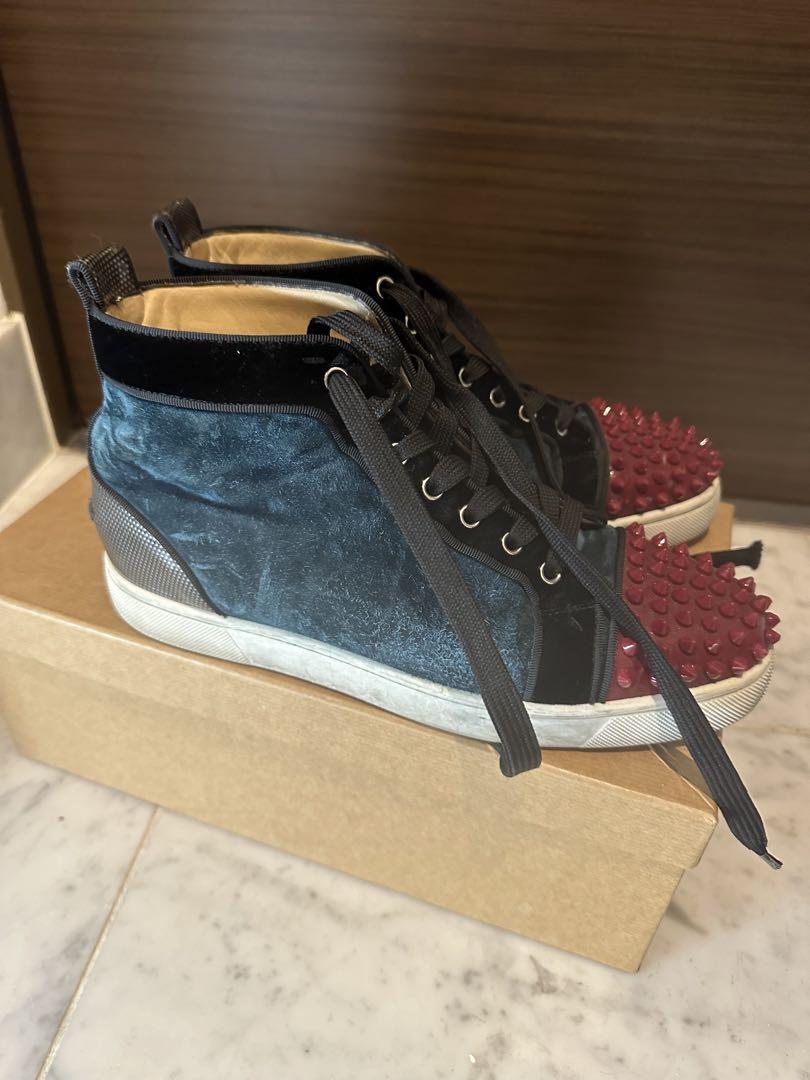 希少【CHRISTIAN LOUBOUTIN】スパイク装飾 ハイトップスニーカー Christian Louboutin - クリスチャンルブタン Spike Sox