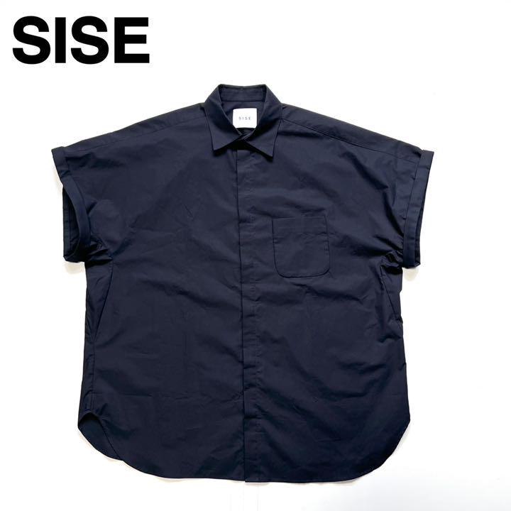 SISE シセ ドルマンショートスリーブシャツ 16ss BLACK