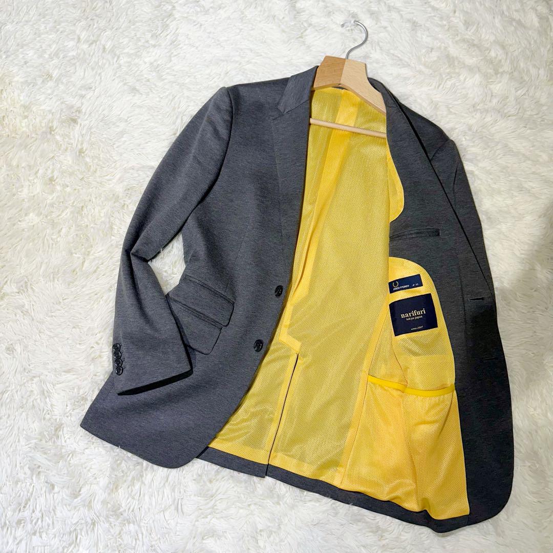 FRED PERRY テーラードジャケット ネイビー Sサイズ - メルカリ