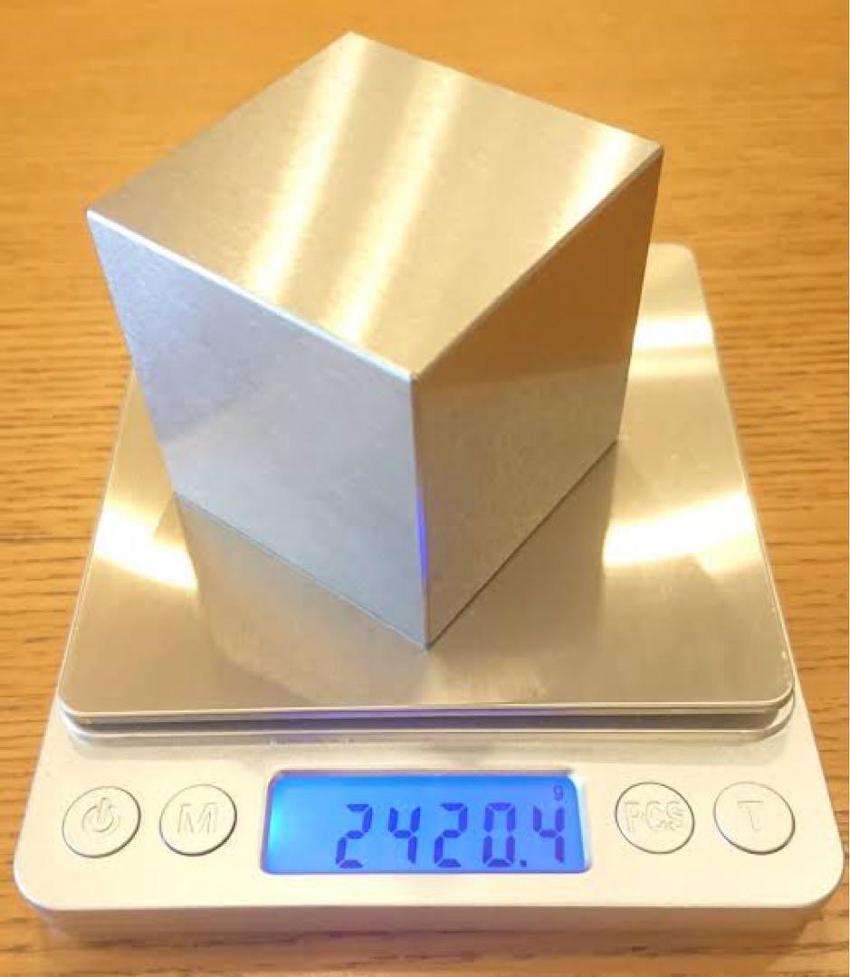 タングステン インゴット キューブ 立方体 特大 2.4kg新品、♥ HRDEVELOPMENT_JP