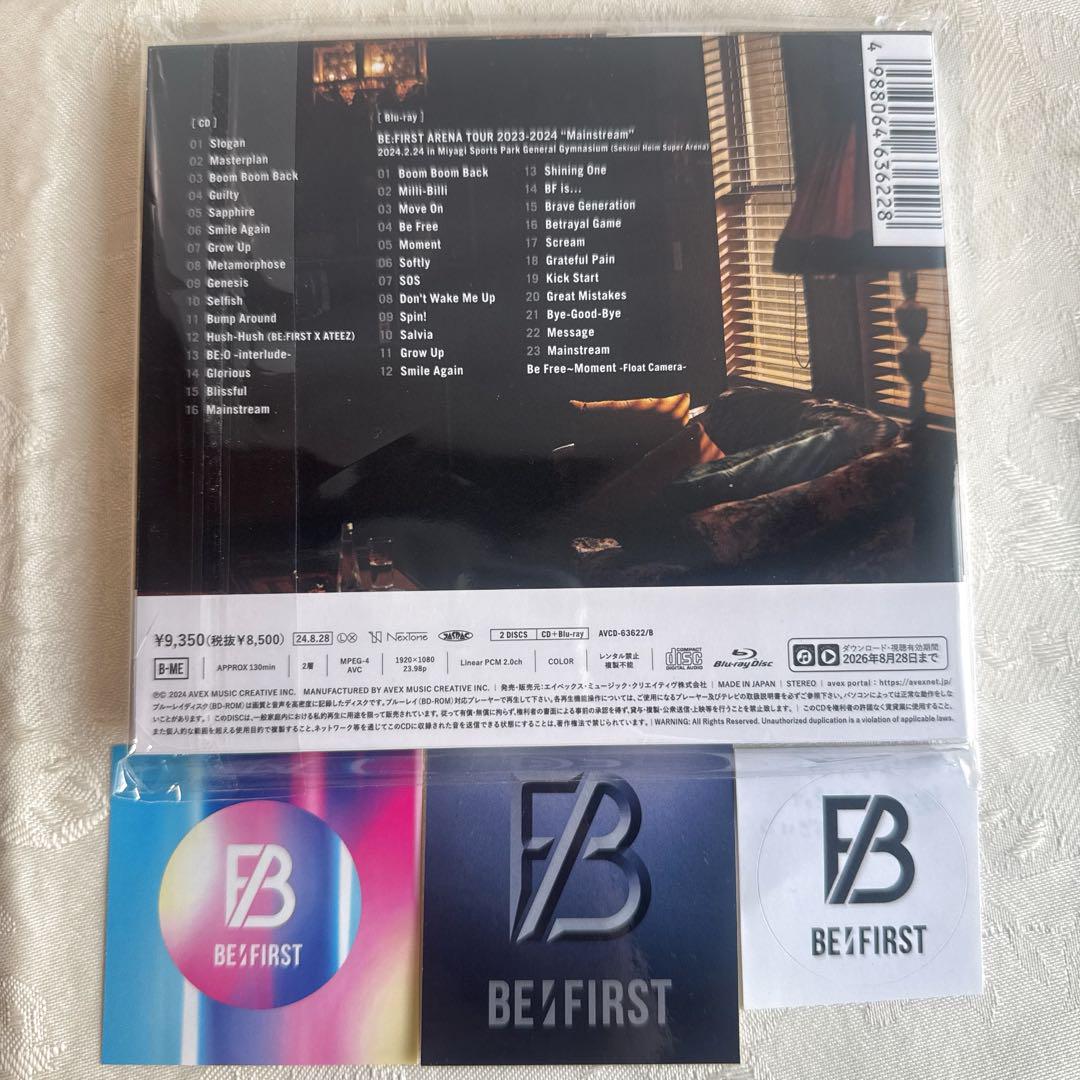 BE:FIRST 2:BE CD+Blu-ray LIVE盤 初回限定版
