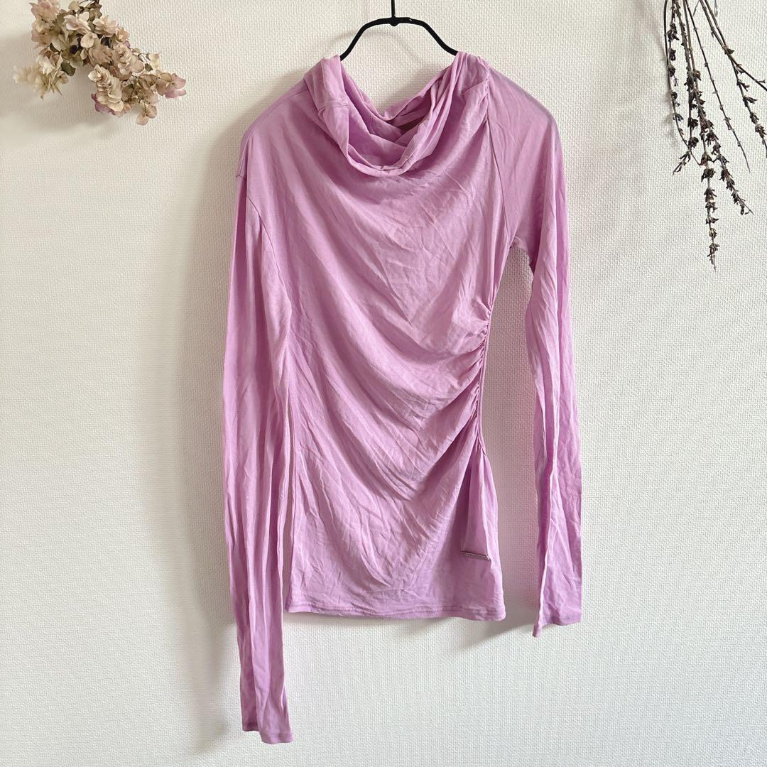 美品✨PLANK PROJECT✨アシンメトリーカットソー✨パープル系【フリー】