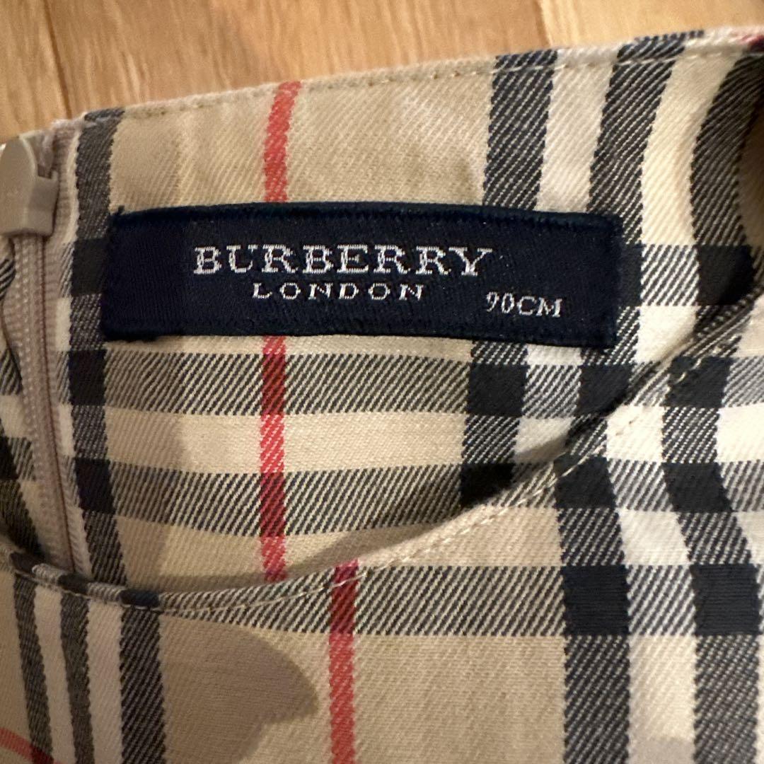 Burberry ベビー 七五三 ワンピース 90CM チェック柄 フォーマル