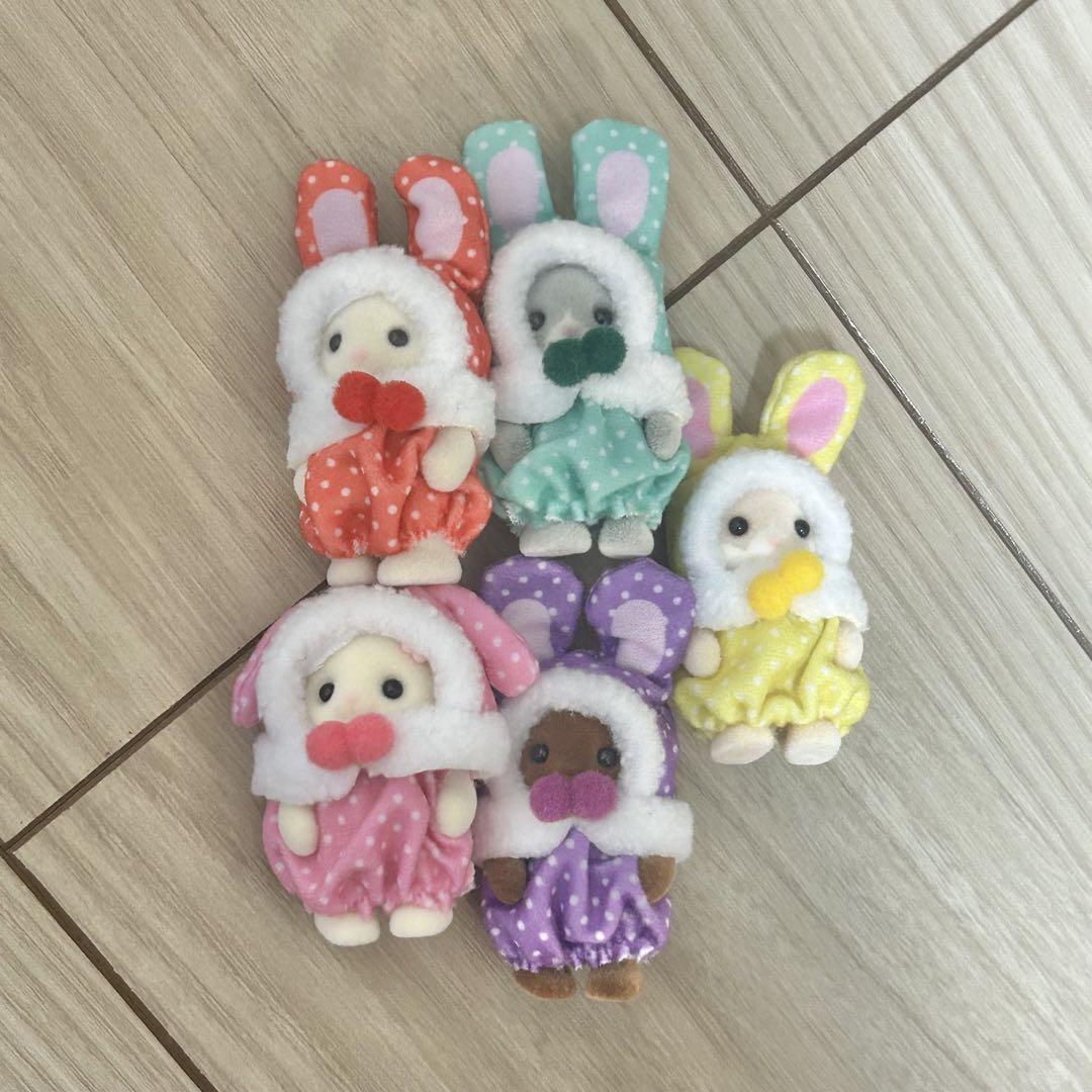 シルバニアファミリー 赤ちゃんカラフルウサギコンプリート