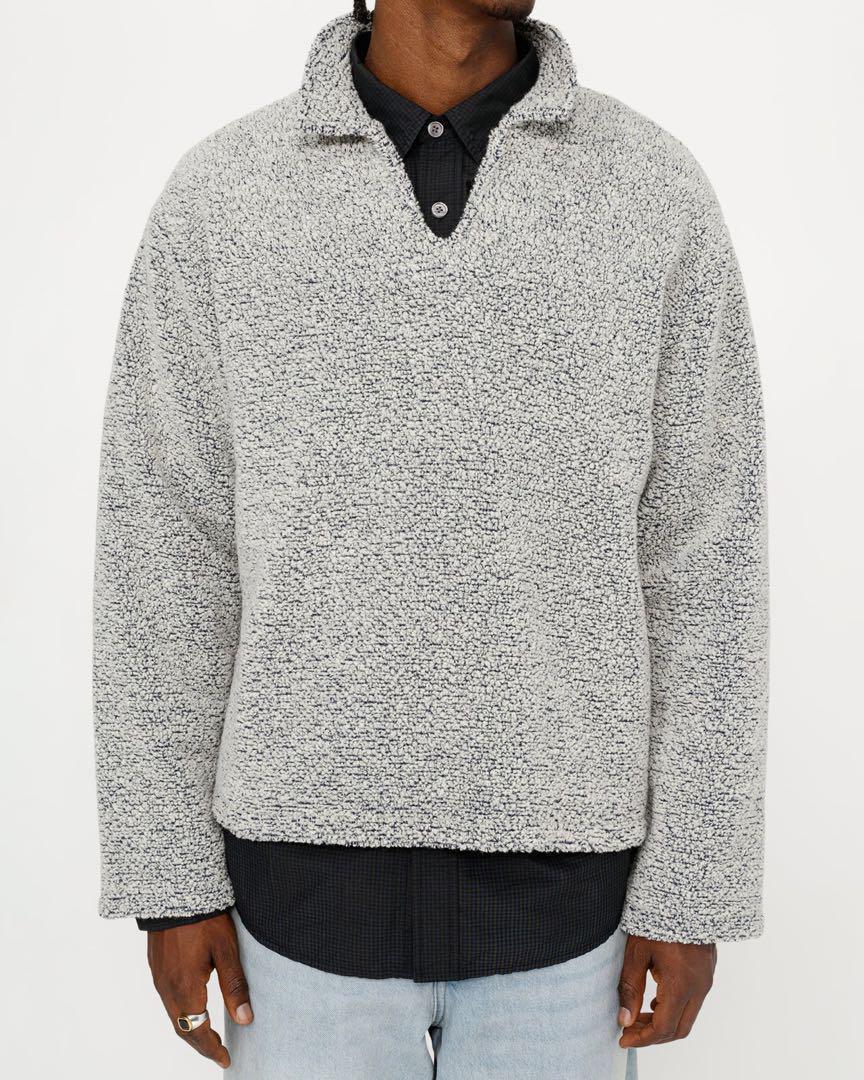 stussy wool blend sherpa pullover Sサイズ