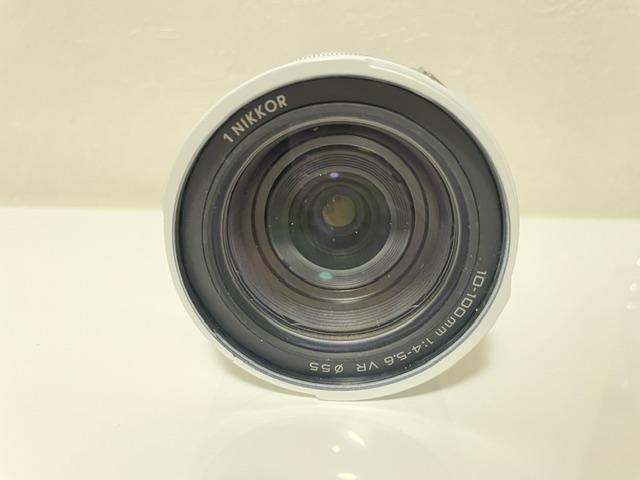 【ジャンク】Nikon ニコン 1 J3 ホワイト 10倍ズームキット
