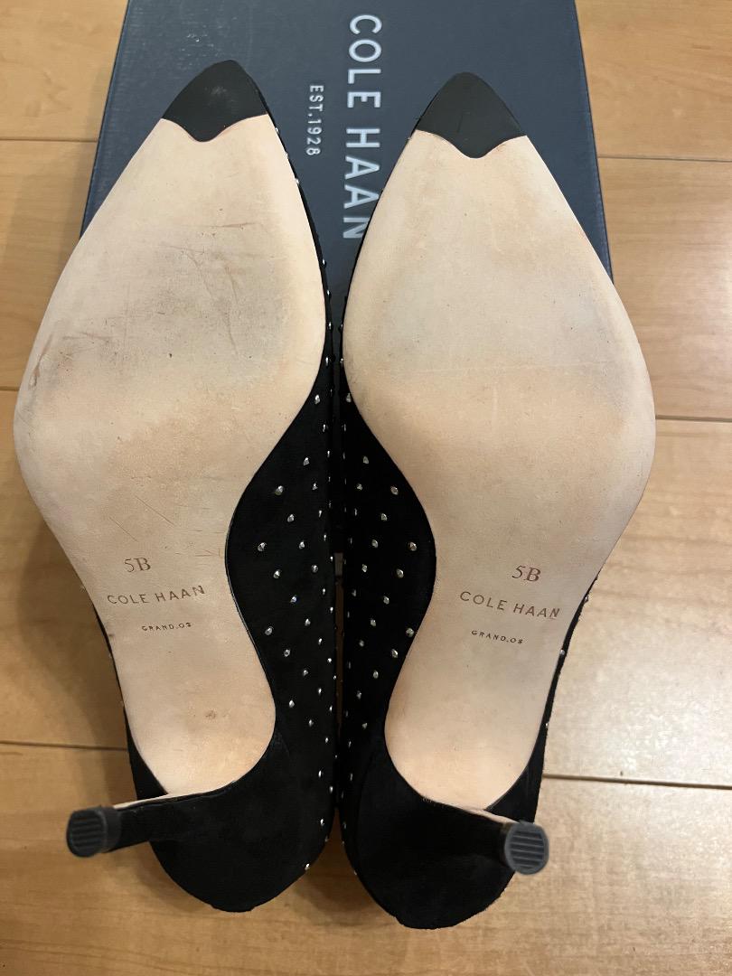 ☆美品☆COLE HAAN ビジューパンプス(8cm)