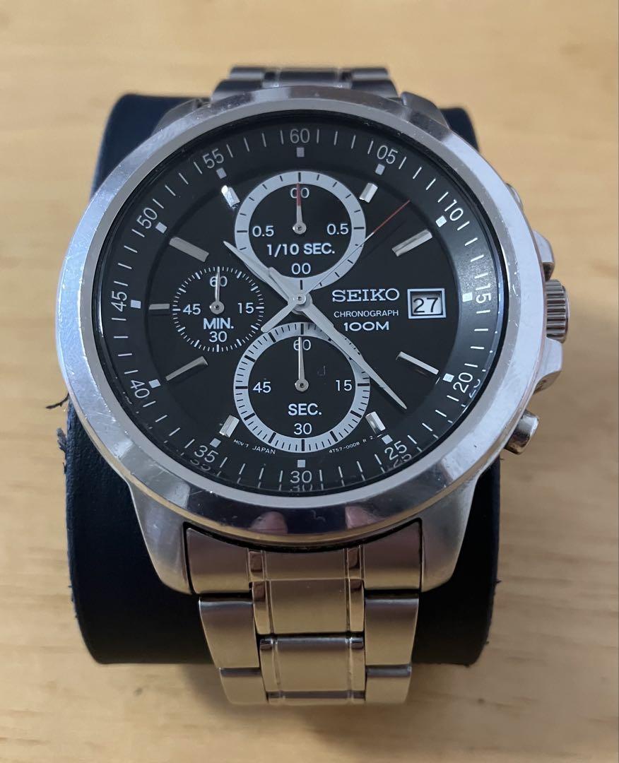 SEIKO CHRONOGRAPH 4T57 00C0 腕時計