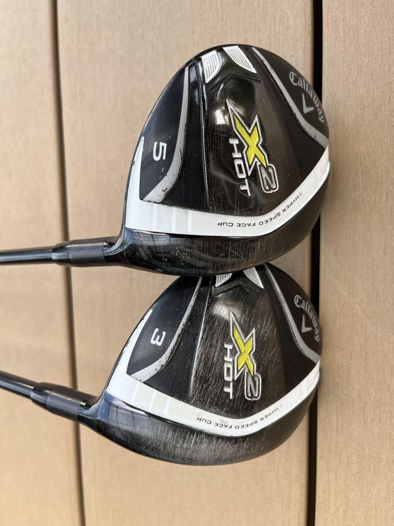 Callaway - 胆勇無双　callaway X2HOT 3W Sシャフト callaway X2HOT 3w 5w 2本セット - メルカリ