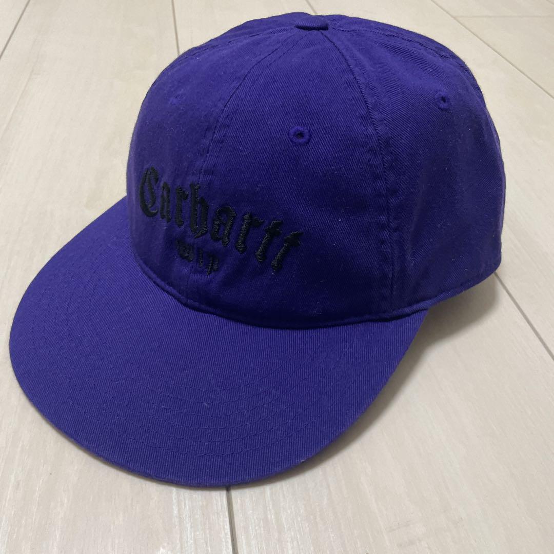 Carhartt 紫色 キャップ