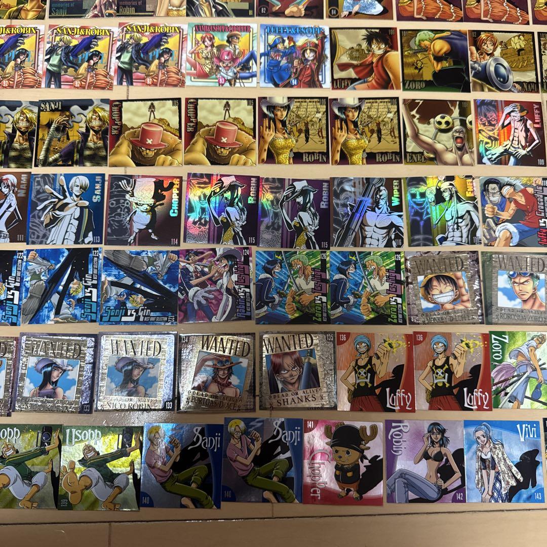 【激レア】ワンピース ONE PIECE 森永 ウエハース シール　143枚