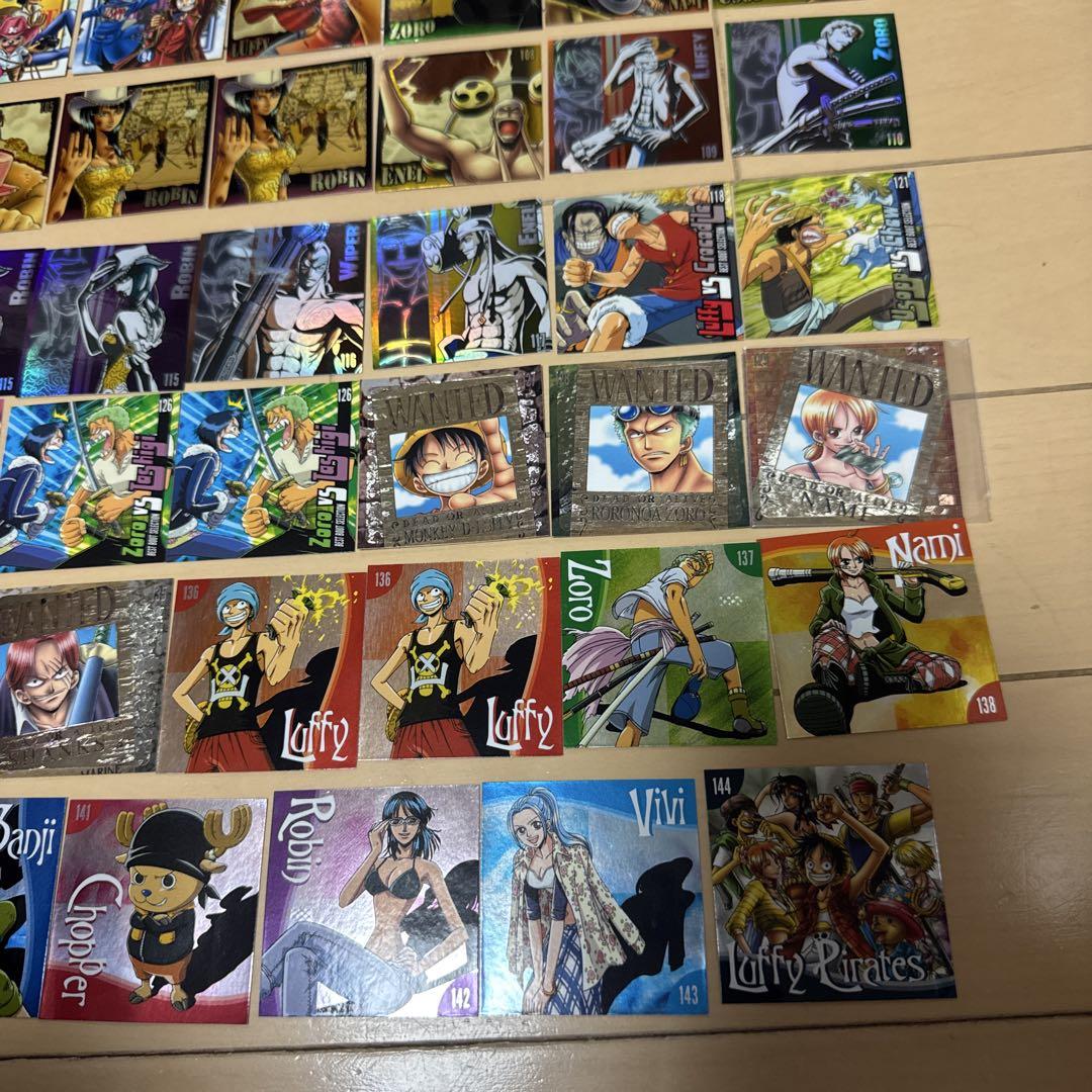 【激レア】ワンピース ONE PIECE 森永 ウエハース シール　143枚