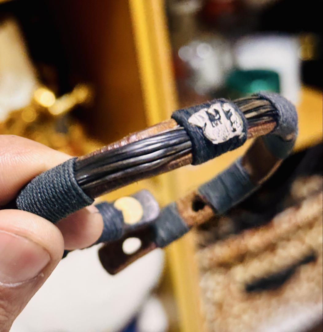 Elephant Tail hair Bracelet ネパール製