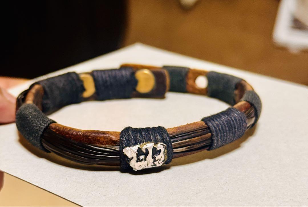Elephant Tail hair Bracelet ネパール製