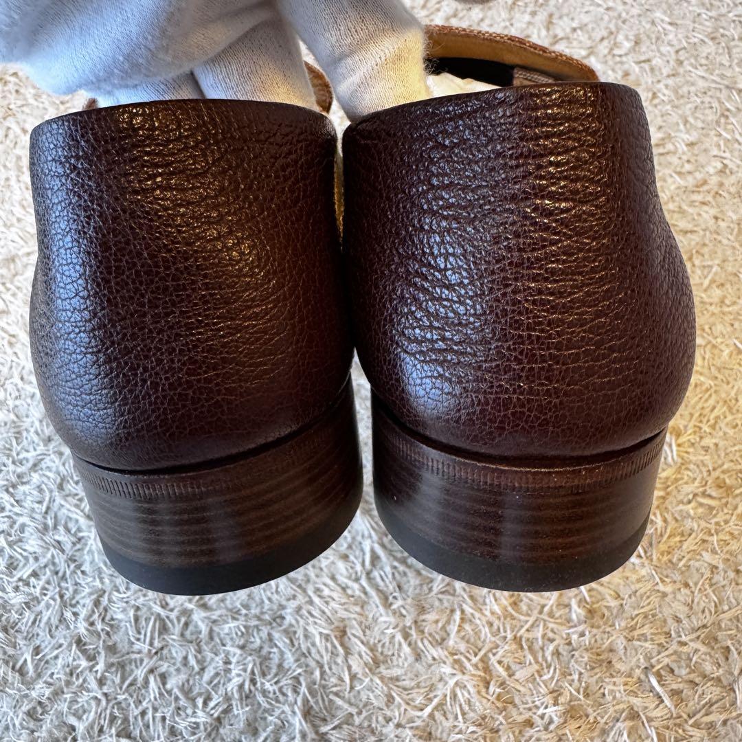 【未使用】グッチ ビットローファー GG総柄 シェリーライン 8.5 メンズ