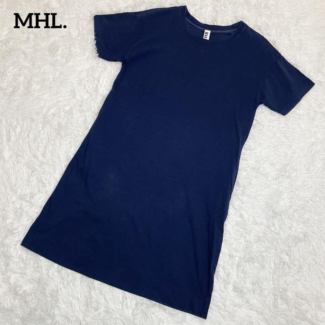 エムエイチエル　半袖Tシャツワンピース・Ⅱサイズ・マーガレットハウエル