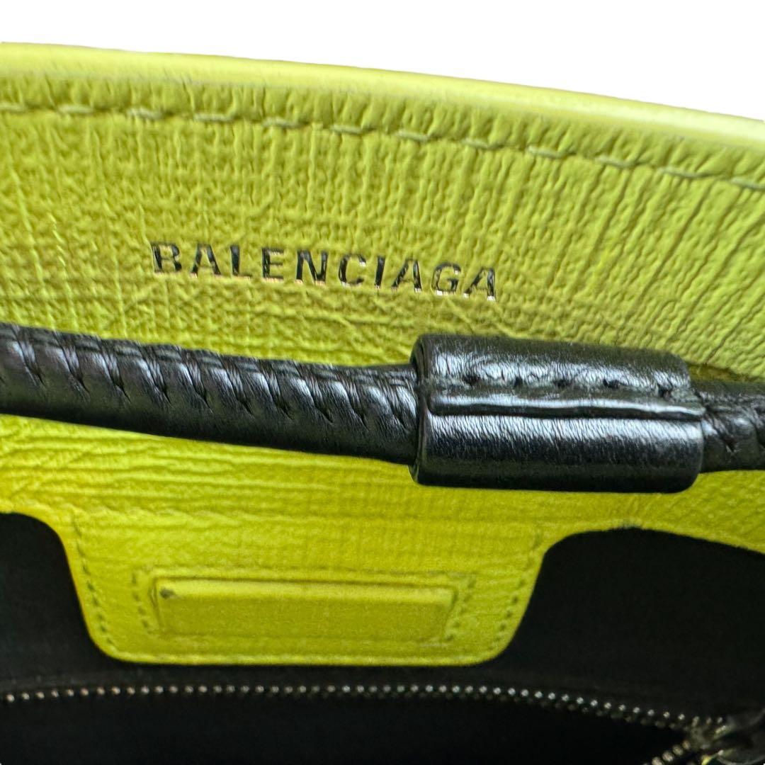 BALENCIAGA ショッパー ショルダーバッグ XXS イエロー BALENCIAGA ショッパー ショルダーバッグ XXS イエロー
