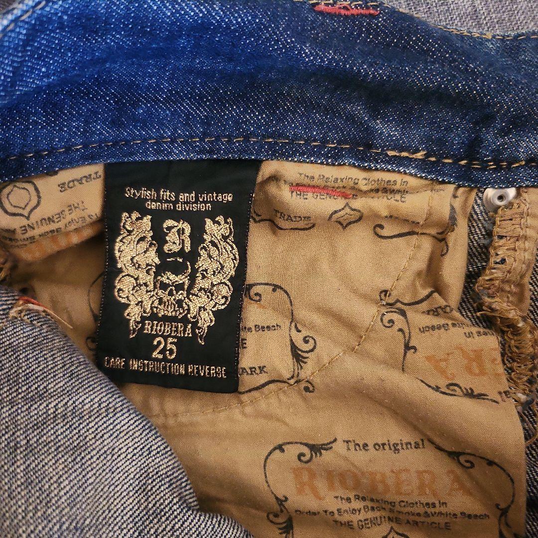 RIOBERAジーンズ【新品未使用】25 RIOBERA JEANS ビンテージデニム 25インチ - メルカリ
