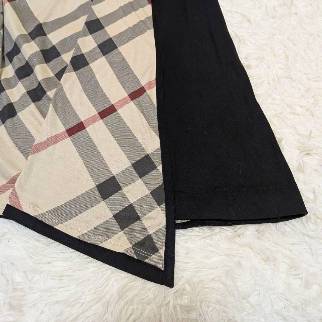 美品★バーバリーロンドン メガチェック 洗える カーディガン 羽織 ブラック 美品★バーバリーロンドン メガチェック 洗える カーディガン 羽織 ブラック