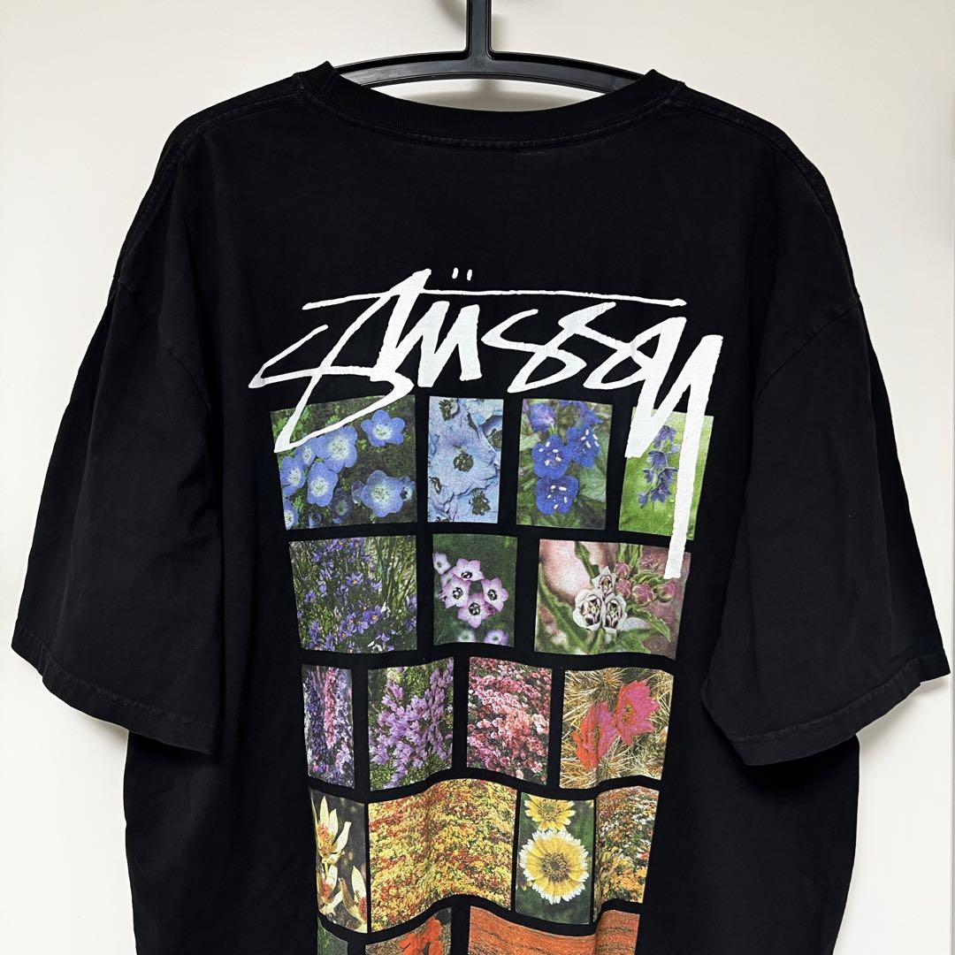 STUSSY FLOWER GRID PIGMENT DYED TEE - メルカリ