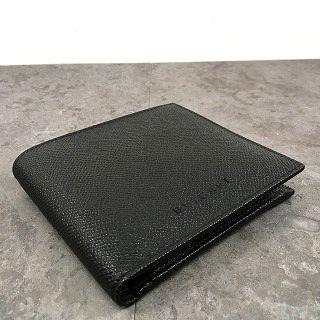 送料込み！ 未使用品 BVLGARI 二つ折り財布 ブラック レザー 28