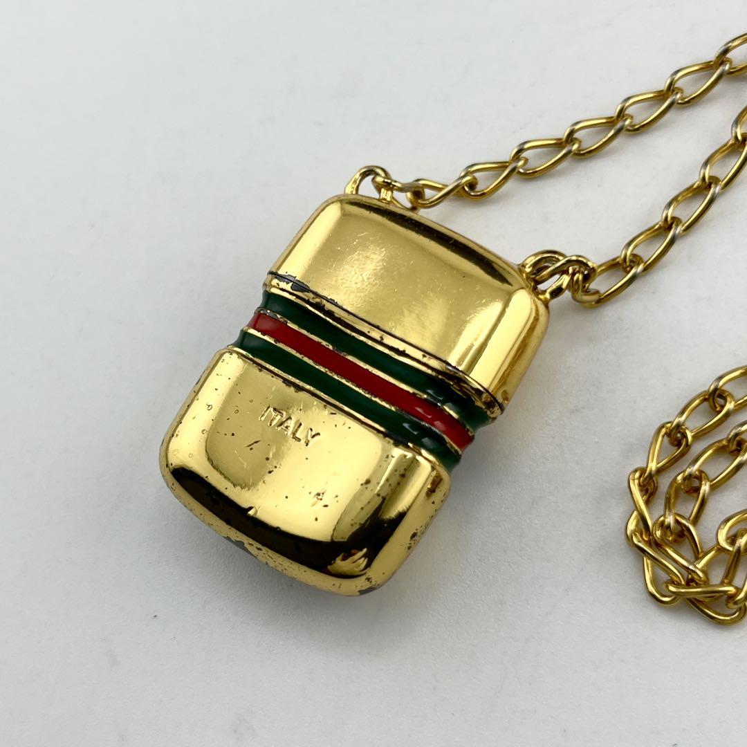 GUCCIピルケース ネックレス ゴールド