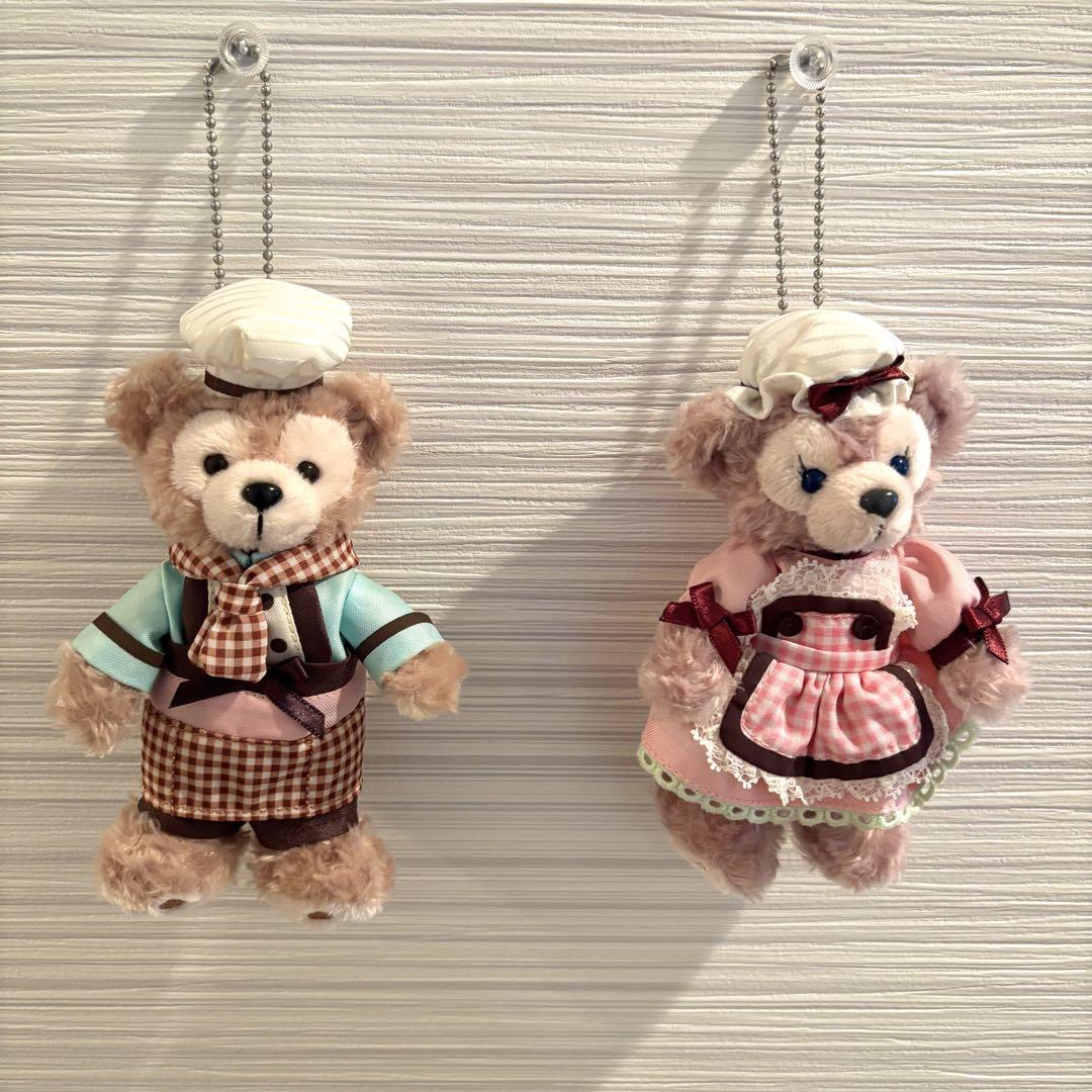 ダッフィー シェリーメイ ジェラートーニぬいぐるみバッジ バレンタインセット新品 ダッフィー シェリーメイ ジェラトニー ぬいぐるみバッジ