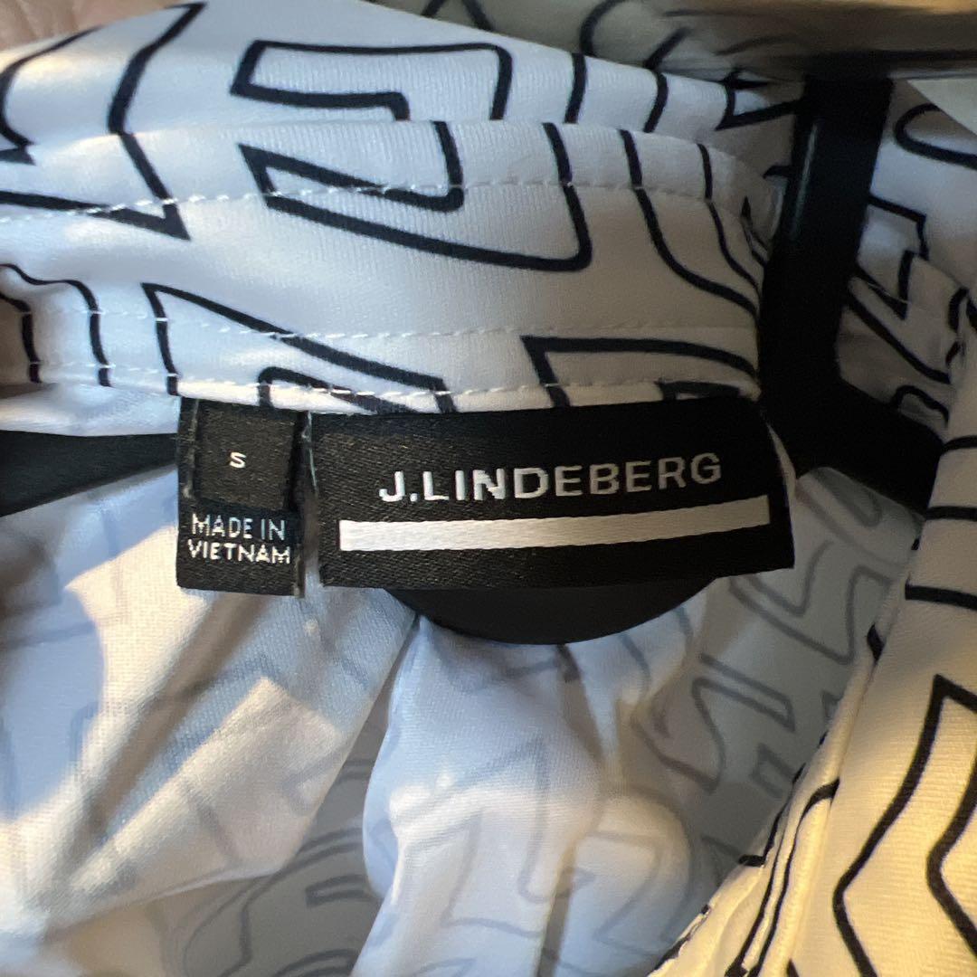 J.Lindeberg 幾何学模様 ノースリーブシャツ S