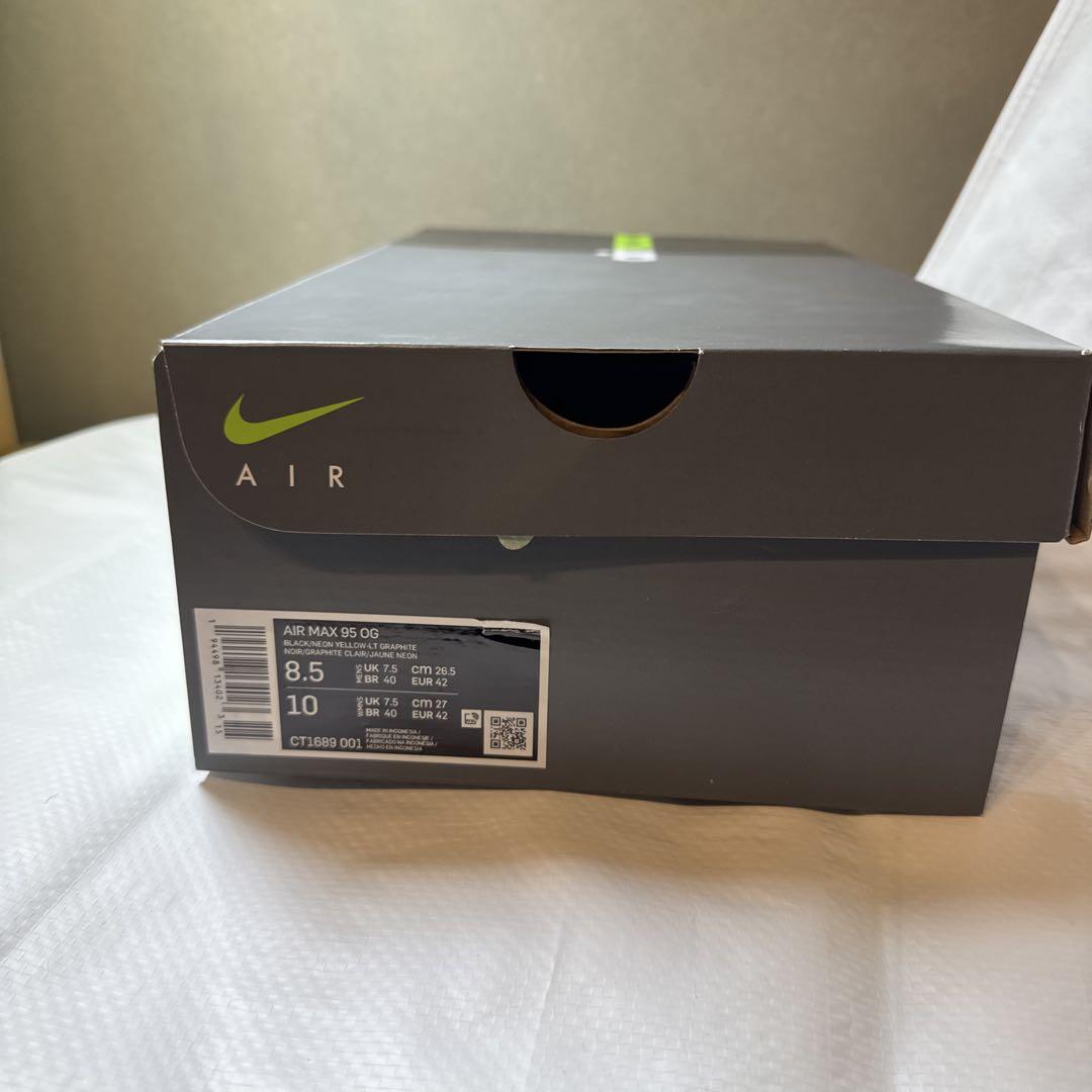 靴 NIKE AIR MAX 95 OG \"Neon Yellow\" 26.5cm