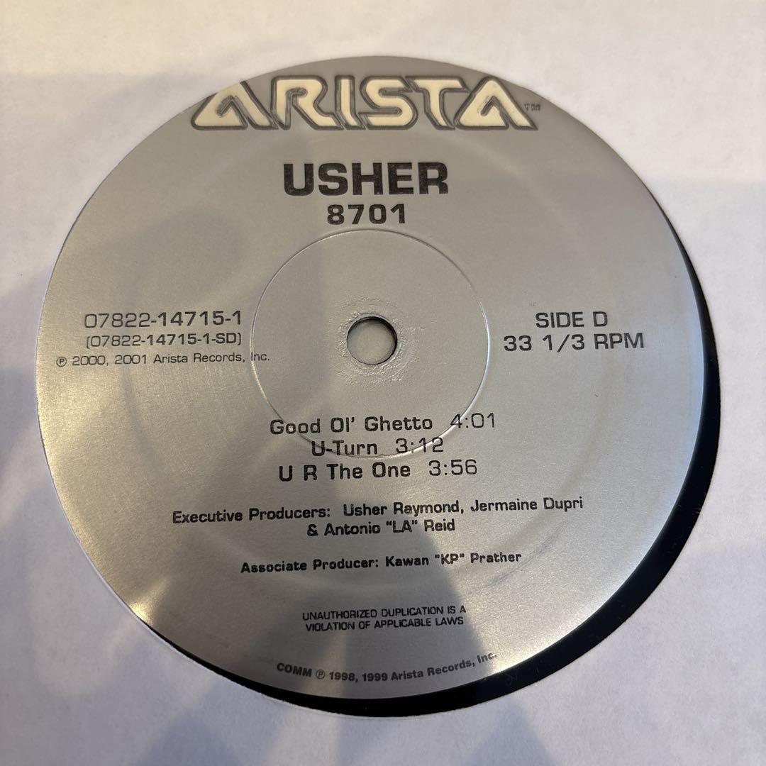 【2LP アナログ盤】Usher 「8701」レコード R&B名盤