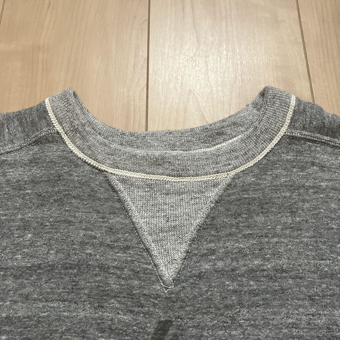 WAREHOUSE 美品 染み込み 両V スウェット 両面 42 XL グレー