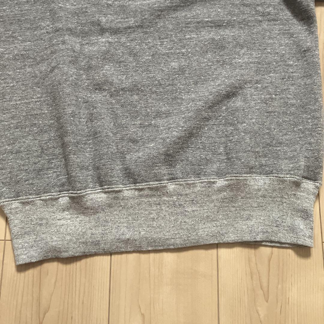 WAREHOUSE 美品 染み込み 両V スウェット 両面 42 XL グレー