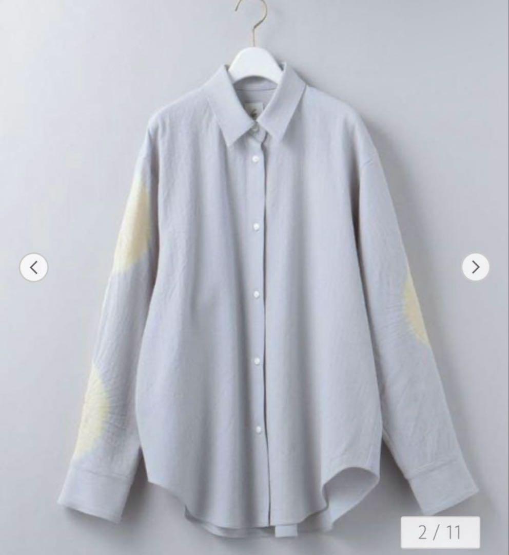 ＜6(ROKU)＞ROUND DYED SHIRT
