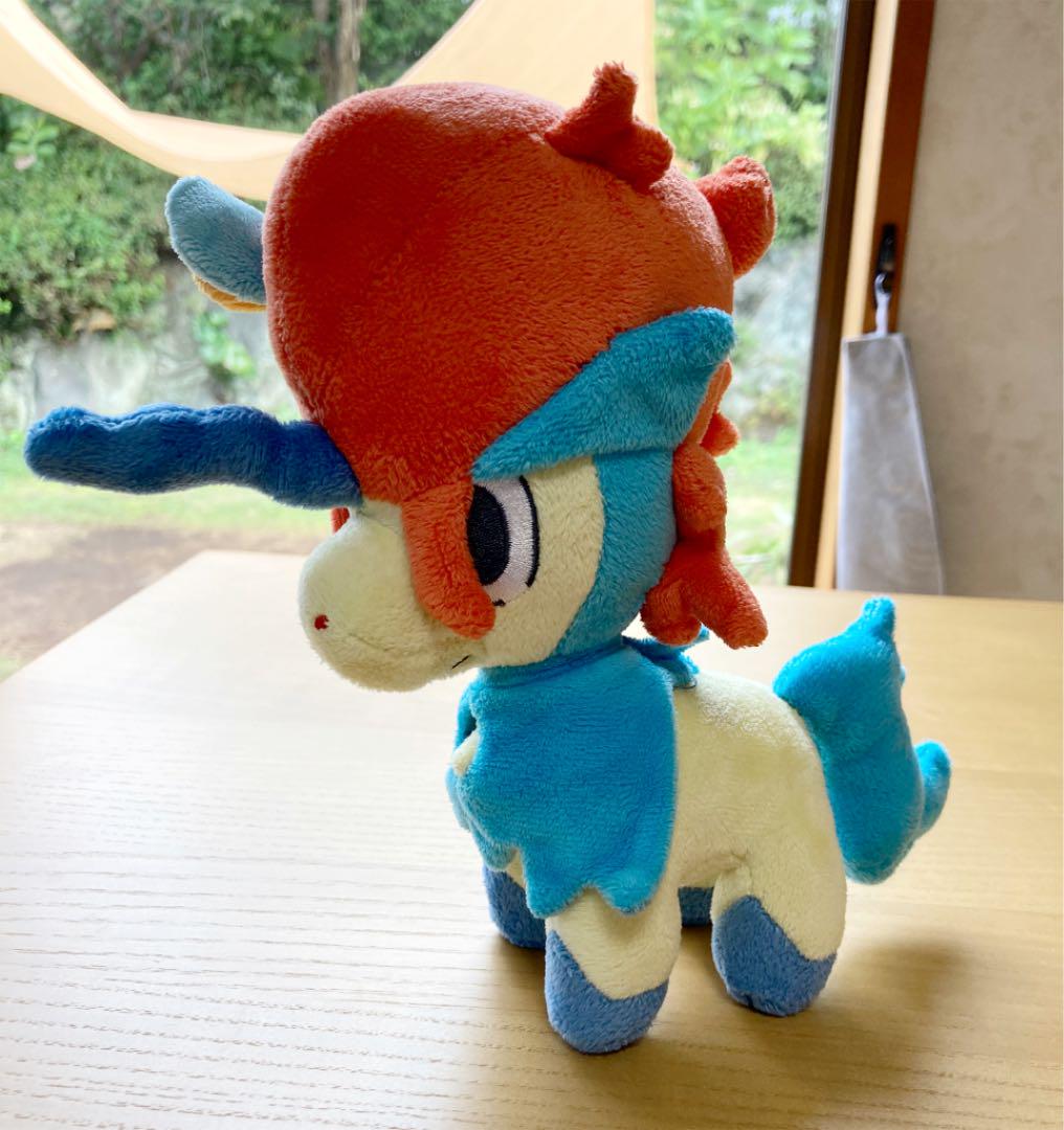 ポケモンセンター　ケルディオ　ぬいぐるみ　かくごのすがた　タグ付き　Keldeo ポケモンセンター ケルディオ ぬいぐるみ かくごのすがた タグ